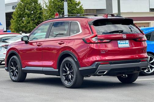 Radiant Red Metallic 2025 Honda CR-V Hybrid Sport AWD
