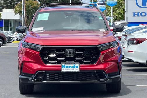 Radiant Red Metallic 2025 Honda CR-V Hybrid Sport AWD
