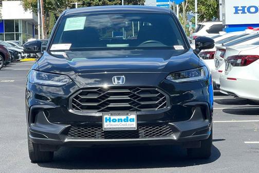 Crystal Black Pearl 2024 Honda HR-V 2WD Sport
