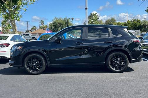 Crystal Black Pearl 2024 Honda HR-V 2WD Sport