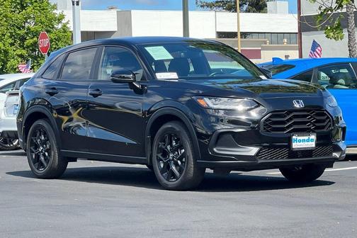 Crystal Black Pearl 2024 Honda HR-V 2WD Sport