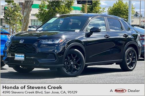 Crystal Black Pearl 2024 Honda HR-V 2WD Sport