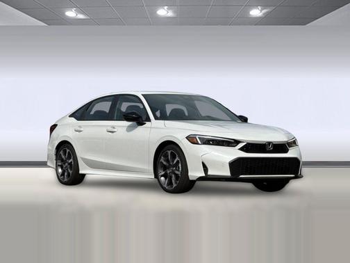 Platinum White Pearl 2026 Honda Civic Hybrid Sport