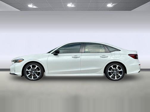 Platinum White Pearl 2026 Honda Civic Hybrid Sport