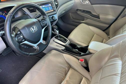 Gray 2012 Honda Civic EX-L