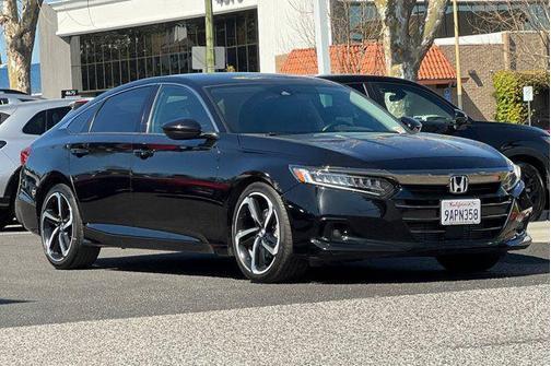 Crystal Black Pearl 2022 Honda Accord Sport SE 1.5T