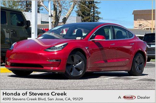 Red Multi-Coat 2018 Tesla Model 3 Long Range