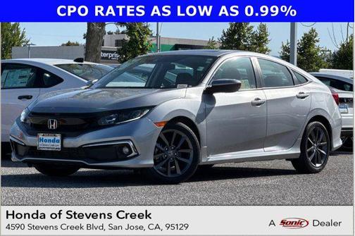 Lunar Silver Metallic 2021 Honda Civic EX