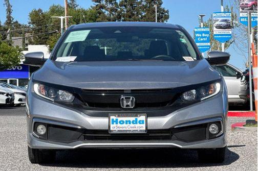 Lunar Silver Metallic 2021 Honda Civic EX