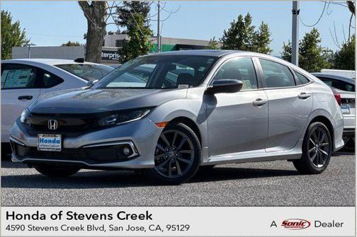 Lunar Silver Metallic 2021 Honda Civic EX