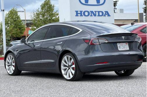 Gray 2018 Tesla Model 3 Performance