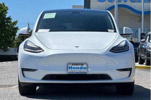 Pearl White Multi-Coat 2020 Tesla Model Y Long Range Dual Motor All-Wheel Drive