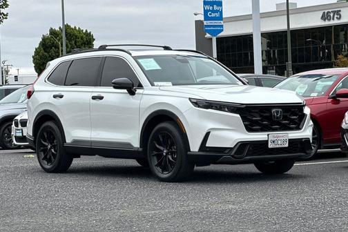 White 2024 Honda CR-V Hybrid Sport AWD