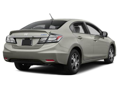 Modern Steel Metallic 2015 Honda Civic Hybrid Base