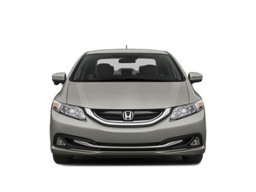 Modern Steel Metallic 2015 Honda Civic Hybrid Base