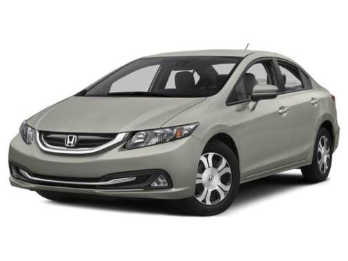 Modern Steel Metallic 2015 Honda Civic Hybrid Base