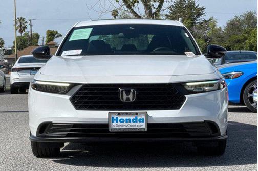 Platinum White Pearl 2025 Honda Accord Hybrid Sport