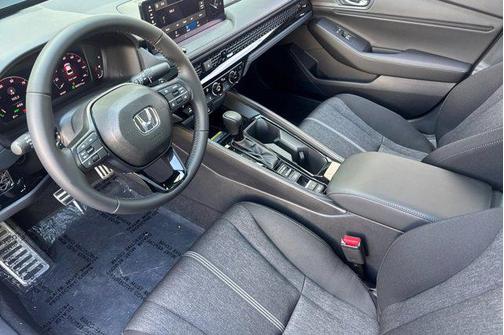 Platinum White Pearl 2025 Honda Accord Hybrid Sport