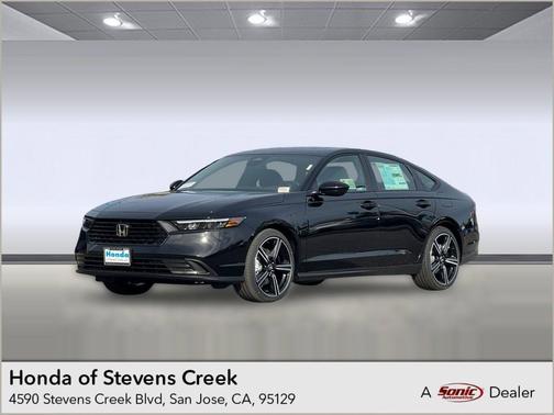 Crystal Black Pearl 2026 Honda Accord Hybrid Sport