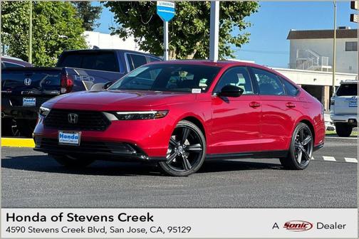 Radiant Red Metallic 2023 Honda Accord Hybrid Sport-L