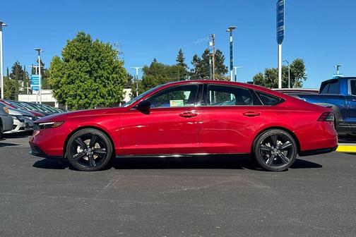 Radiant Red Metallic 2023 Honda Accord Hybrid Sport-L