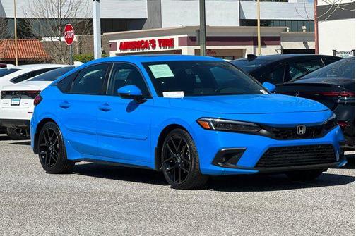 Boost Blue Pearl 2024 Honda Civic Sport Touring