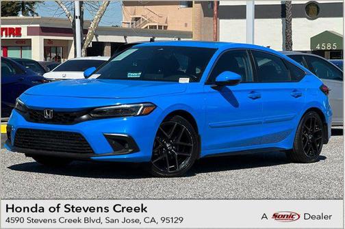 Boost Blue Pearl 2024 Honda Civic Sport Touring
