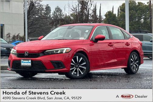 Rallye Red 2022 Honda Civic EX