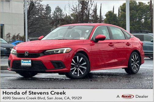 Rallye Red 2022 Honda Civic EX