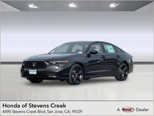 Crystal Black Pearl 2026 Honda Accord Hybrid Sport-L