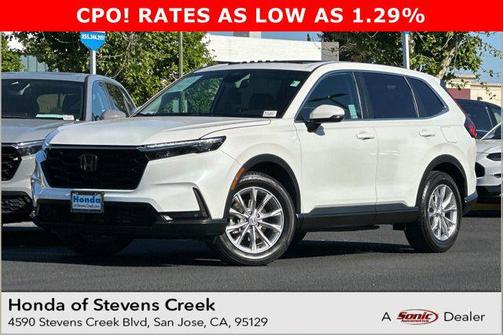 Platinum White Pearl 2023 Honda CR-V EX-L AWD