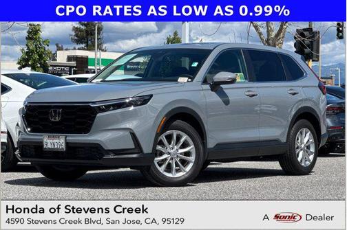 Gray 2024 Honda CR-V EX AWD