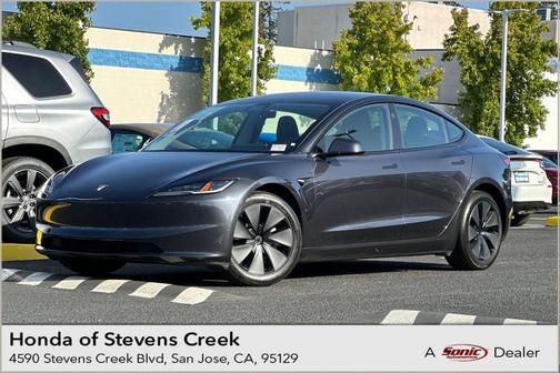 Stealth Grey 2024 Tesla Model 3 Long Range