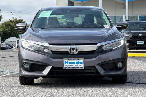 Modern Steel Metallic 2016 Honda Civic Touring