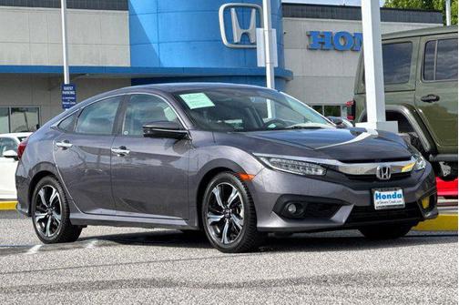 Modern Steel Metallic 2016 Honda Civic Touring