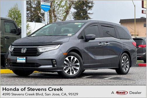 Gray 2021 Honda Odyssey EX-L