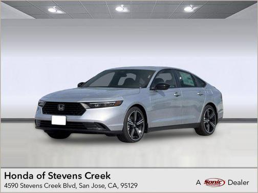 Solar Silver Metallic 2026 Honda Accord Hybrid Sport
