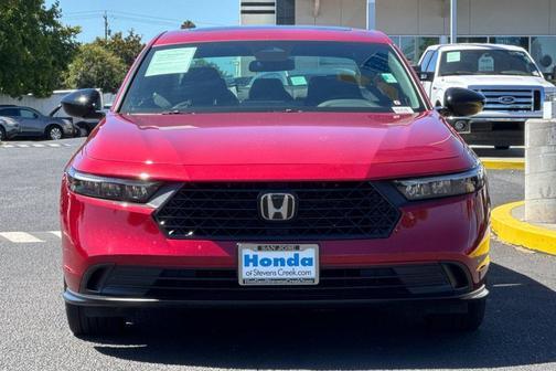 Radiant Red Metallic 2023 Honda Accord Hybrid Sport