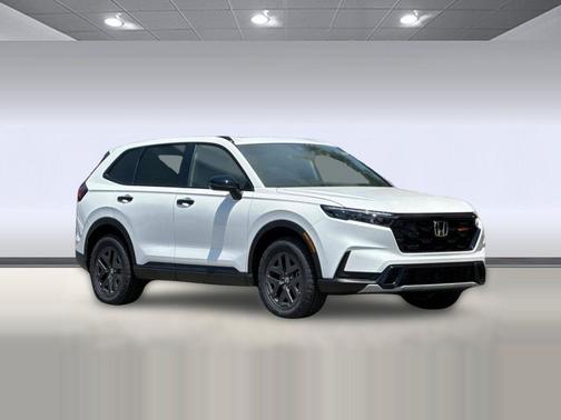 Platinum White Pearl 2026 Honda CR-V Hybrid TrailSport AWD