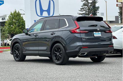Gray 2025 Honda CR-V Hybrid Sport FWD
