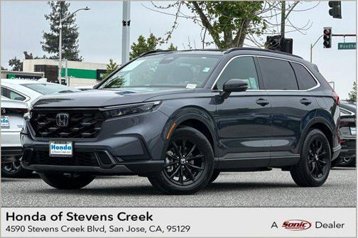 Gray 2025 Honda CR-V Hybrid Sport FWD