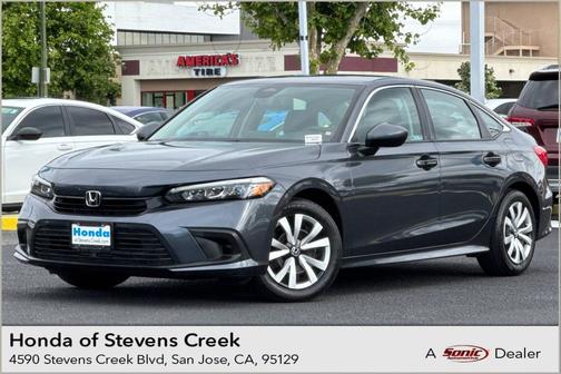 Crystal Black Pearl 2023 Honda Civic LX