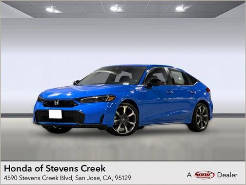 Boost Blue Pearl 2026 Honda Civic Hybrid Sport Touring