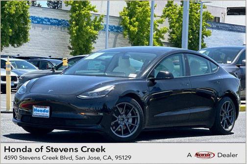 Solid Black 2021 Tesla Model 3 Long Range