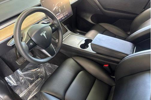 Solid Black 2024 Tesla Model Y Long Range Dual Motor All-Wheel Drive