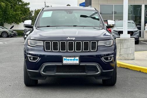 True Blue Pearlcoat 2017 Jeep Grand Cherokee Limited