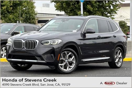 Dark Graphite Metallic 2022 BMW X3 xDrive30i
