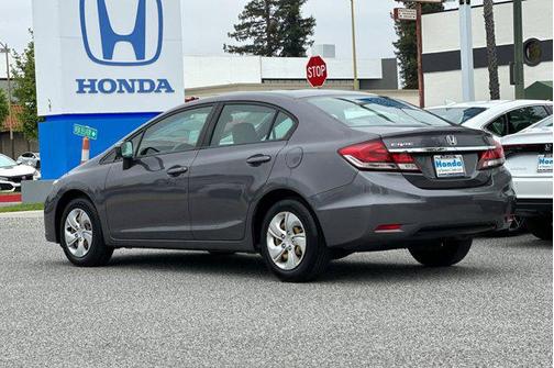 Gray 2015 Honda Civic LX