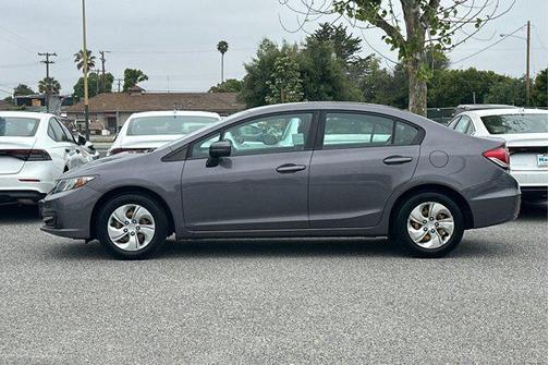 Gray 2015 Honda Civic LX