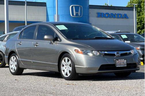 Gold 2007 Honda Civic LX